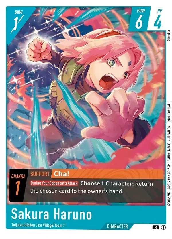 Sakura Haruno card artwork preview for NARUTO CARD GAME